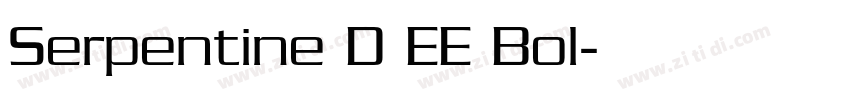 Serpentine D EE Bol字体转换